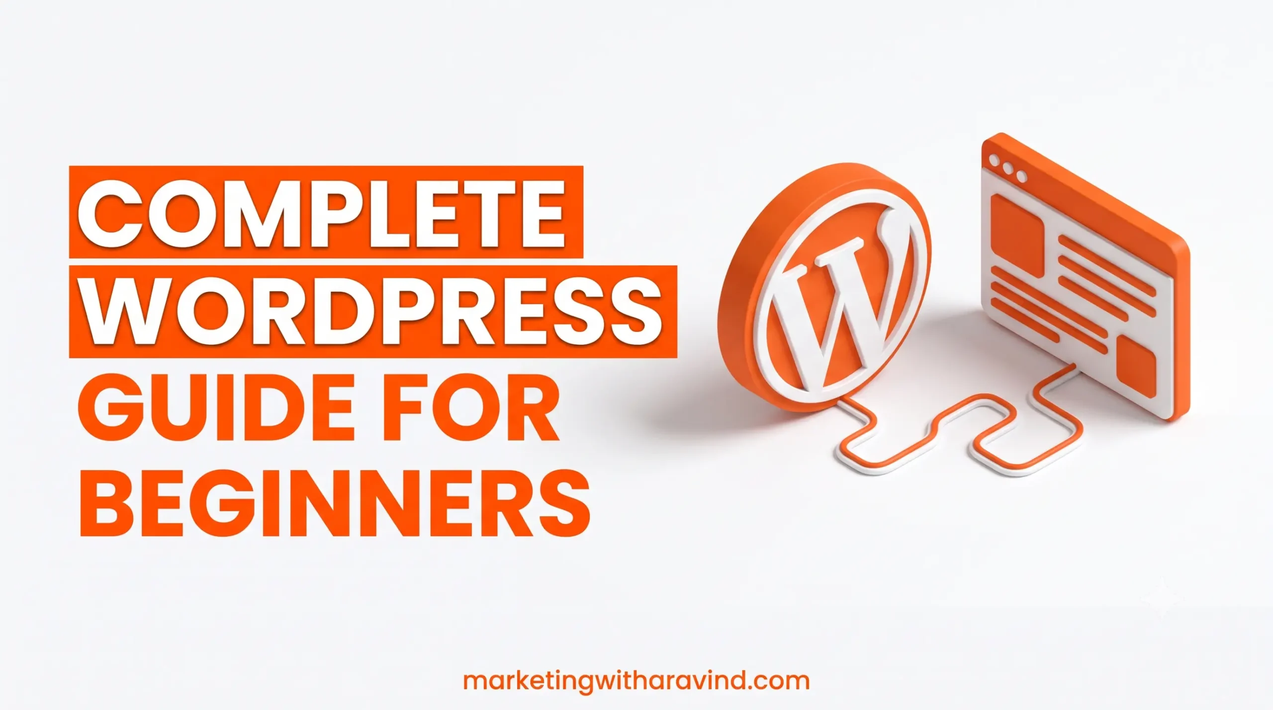 Complete WordPress guide for beginners featured banner