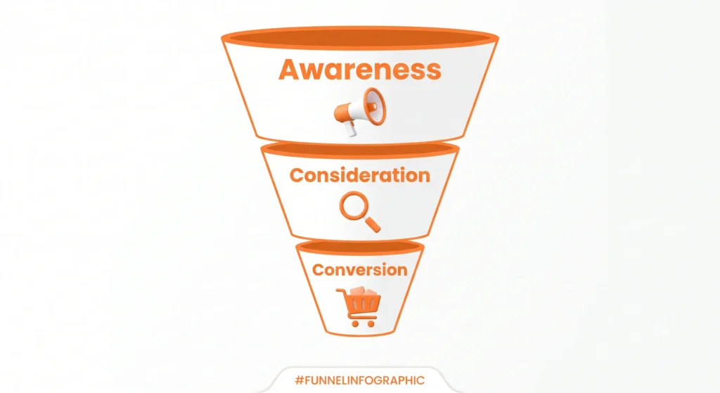 content marketing funnel for beginners graphic content marketing funnel for beginners graphic