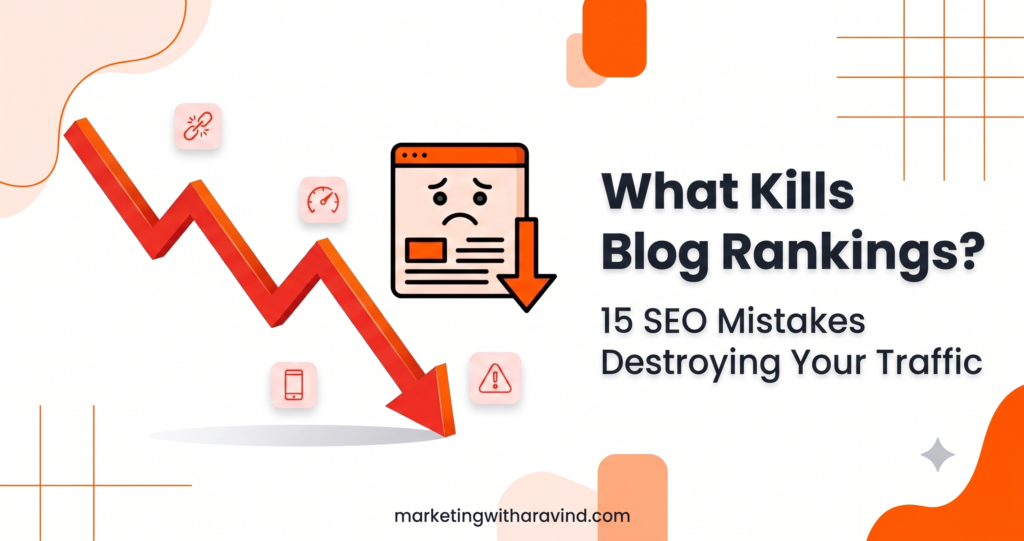 Banner image for what kills blog rankings