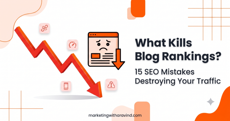 Banner image for what kills blog rankings