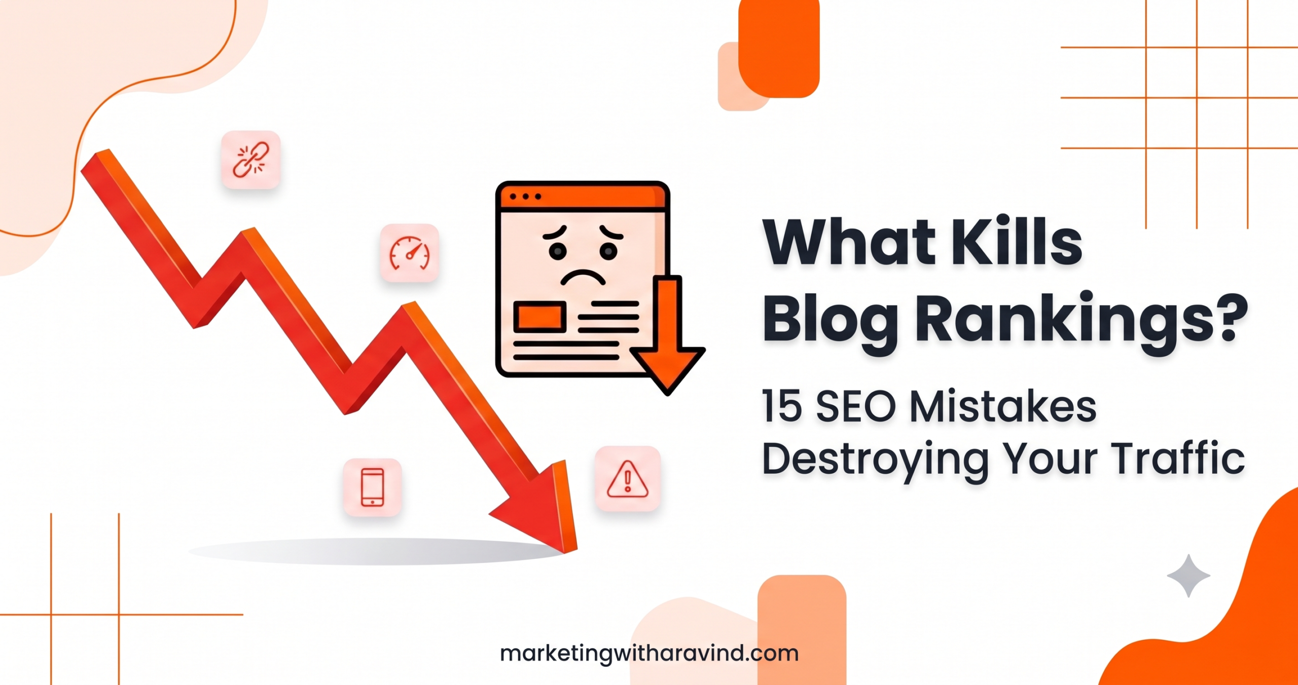 Banner image for what kills blog rankings